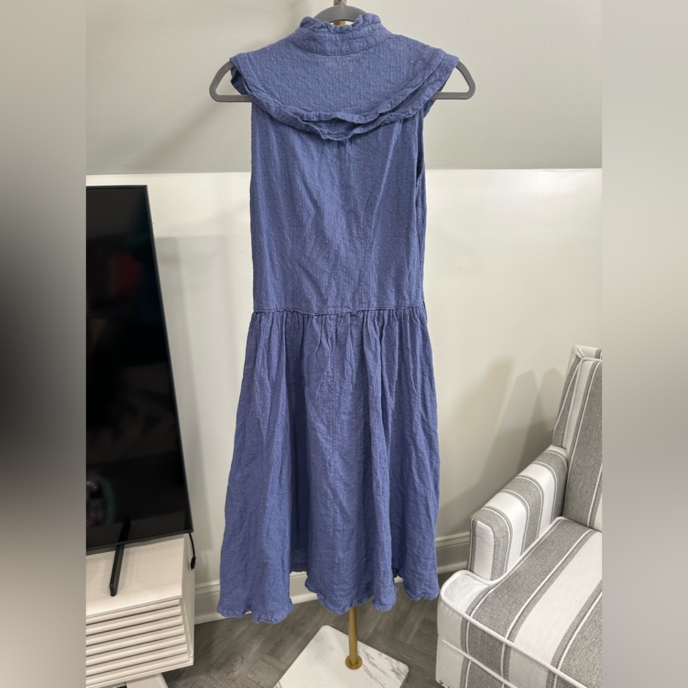 Pamela Love $385 Designer Eyelet Midi Dress Purple GORGEOUS RTR - Picture 6 of 7